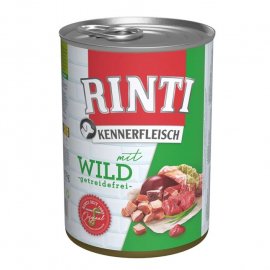 Rinti Kennerfleisch mit Wild беззерновой влажный корм для собак ДИЧЬ