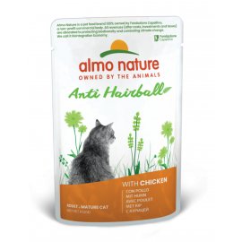 Almo Nature Holistic FUNCTIONAL ANTI HAIRBALL консерви для котів для виведення шерсті КУРКА