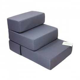 Lucky Pet ступеньки для собак, ЭВЕРЕСТ, оксфорд, СЕРЫЙ