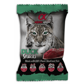Alpha Spirit CAT SNACKS DUCK напіввологі ласощі для котів, кубики КАЧКА