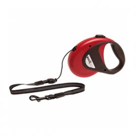 Flamingo (Фламінго) DogxToGo Cord повідець рулетка для собак - СВІТЛОВІДБИВНИЙ ШНУР, червоний