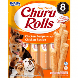 Inaba Dog Churu Rolls Chicken лакомство для собак ролы КУРИЦА