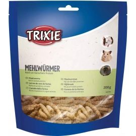 Trixie MEALWORMS лакомство для грызунов, черви сушеные (60796)