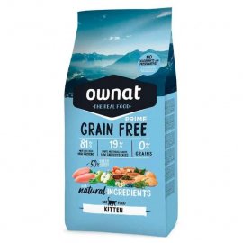 Ownat Grain Free Kitten Chicken&Turkey сухой беззерновой корм для котят КУРИЦА И ИНДЕЙКА