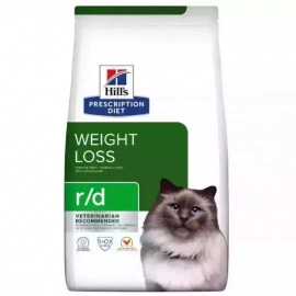 Hill's Prescription Diet r/d Weight Loss сухой корм для снижения веса у кошек КУРИЦА
