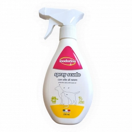 Inodorina Spray Scudo Neem Oil спрей репеллент для очистки и защиты шерсти от паразитов для собак и кошек с маслом дерева Ним Inodorina Spray Scudo Neem Oil спрей репеллент для очистки и защиты шерсти от паразитов для собак и кошек с маслом дерева Ним