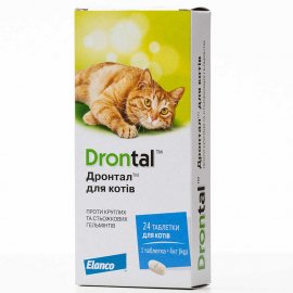 Elanco Drontal Дронтал для котов, средство от глистов
