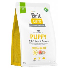 Brit Care Dog Sustainable Puppy Chicken & Insect сухой корм для щенков КУРИЦА и НАСЕКОМЫЕ Brit Care Dog Sustainable Puppy Chicken & Insect сухой корм для щенков КУРИЦА и НАСЕКОМЫЕ