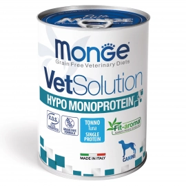 Monge Dog VetSolution Hypo Monoprotein Tuna лікувальний вологий монопротеїновий корм для собак для зниження непереносимості інгредієнтів ТУНЕЦЬ