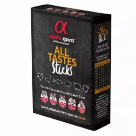 Alpha Spirit Sticks All6Tastes полувлажные лакомства для собак 6в1 (6 х 40 г)