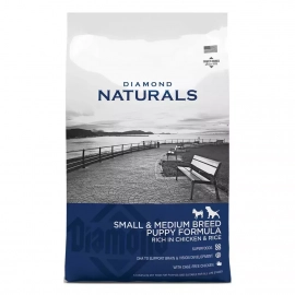 Diamond (Даймонд) NATURALS PUPPY SMALL & MEDIUM BREED CHICKEN & RICE сухой корм для щенков малых и средних пород КУРИЦА и РИС