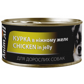 AnimAll Chicken in jelly влажный корм для собак КУРИЦА в желе