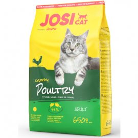 Josera JosiCat CRUNCHY CHICKEN корм для взрослых котов КУРИЦА