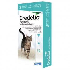 Credelio by Elanco (Кределио) таблетки от блох и клещей для кошек