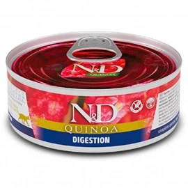 Farmina (Фарміна) N&D Grain Free Quinoa Digestion Adult вологий корм для кішок, при порушеннях травлення ЯГНЯ, КІНОА