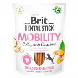 Brit Care Dog Dental Stick Mobility Collagen & Curcuma ласощі для мобільності суглобів у собак КОЛАГЕН та КУРКУМА
