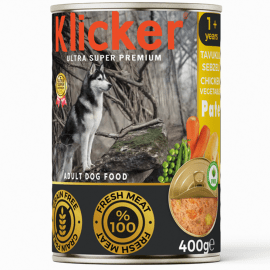 Klicker Dog Chicken & Vegetable Pate влажный корм для собак, паштет КУРИЦА И ГАРНИР