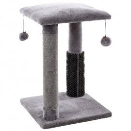 Flamingo Scratching Tree Una когтеточка столбик для кошек, серый