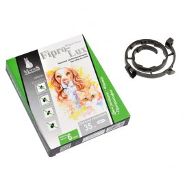 Modes Fipro-Lux ошейник от блох и клещей для кошек и собак, черный