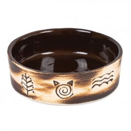 Природа Етно керамічна миска для котів та собак