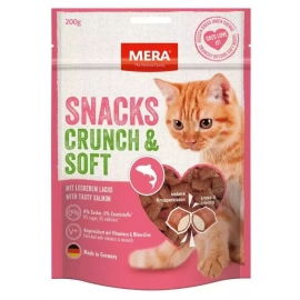 Mera (Мера) Snacks Crunch & Soft Lachs снеки для кошек ЛОСОСЬ