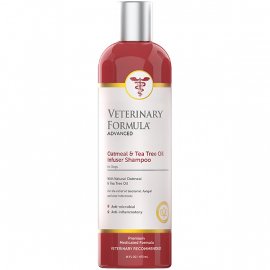 Veterinary Formula Oatmeal & Tea Tree Oil Shampoo УВЛАЖНЯЮЩИЙ шампунь для собак, АНТИБАКТЕРИАЛЬНЫЙ