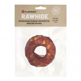 Flamingo Ласощі для собак ЖУВАЛЬНЕ КІЛЬЦЕ ОБГОРНУТЕ М'ЯСОМ КАЧКИ