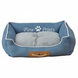 AnimAll Nena лежак для собак з ручкою-мотузкою, світло-синій