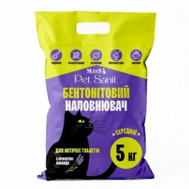 Modes PetSanit бентонітовий наповнювач для котячого туалету, ЛАВАНДА, великі гранули