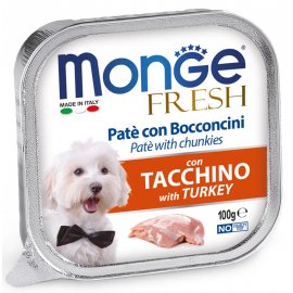 Monge Dog Fresh Adult Turkey вологий корм для собак ІНДИЧКА, паштет