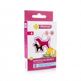 Vitomax Протипаразитарні еко-краплі на холку проти бліх та кліщів для цуценят