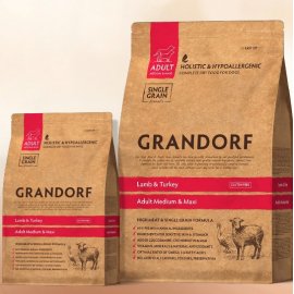 Grandorf (Грандорф) Lamb & Turkey Adult Medium & Maxi Breeds сухой корм для собак средних и крупных пород ЯГНЕНОК И ИНДЕЙКА