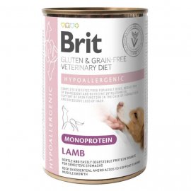 Brit Veterinary Diet Dog Grain Free Hypoallergenic Lamb консервы для собак с пищевой непереносимостью ЯГНЕНОК