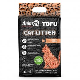 AnimAll TOFU (ТОФУ) СОЕВЫЙ наполнитель в туалет для кошек ПЕРСИК