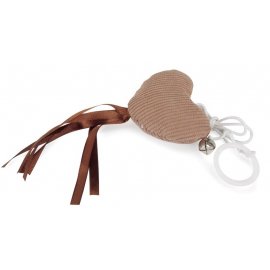 Camon (Камон) Іграшка для кішок з котячою м'ятою СЕРЦЕ З БРЯЗКАЛЬЦЕМ та МОТУЗКОЮ