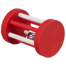 Trixie Playing Roll игрушка для грызунов РОЖДЕСТВЕНСКОЕ КОЛЕСО-БАРАБАН С КОЛОКОЛЬЧИКОМ (926541)