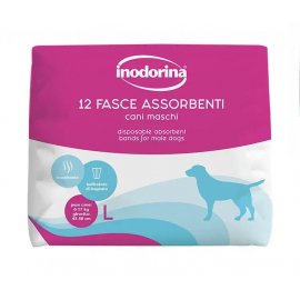 Inodorina Fasce Assorbenti Cani Maschi гігієнічний пояс для псів з індикатором вологості