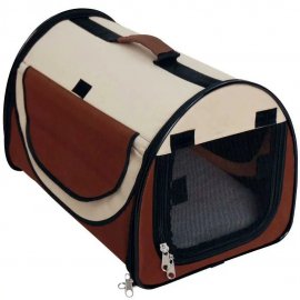 Croci Fast & Easy сумка-намет для котів і собак, коричневий/беж