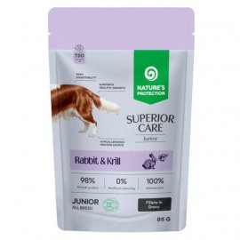 Natures Protection Superior Care Junior Grain Free Rabbit & Krill вологий корм для цуценят КРОЛИК і КРИЛЬ