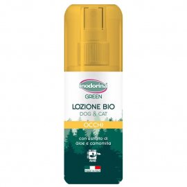 Inodorina Green Lozione Bio Occhi лосьон для очистки глаз у кошек и собак с экстрактом алоэ и ромашки