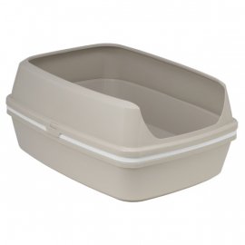 Moderna LIFT TO SIFT туалет с бортиком для котов, теплый/серый