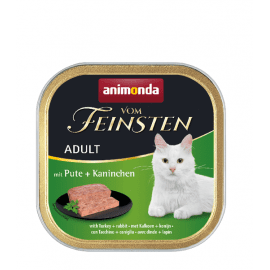 Animonda (Анимонда) Vom Feinsten Adult mit Pute+kaninchen - консервы для кошек с ИНДЕЙКОЙ и КРОЛИКОМ