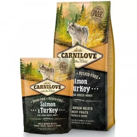 Carnilove SALMON & TURKEY LARGE BREED (ЛОСОСЬ И ИНДЕЙКА ЛАРДЖ) корм для взрослых собак крупных пород Carnilove SALMON & TURKEY LARGE BREED (ЛОСОСЬ И ИНДЕЙКА ЛАРДЖ) корм для взрослых собак крупных пород