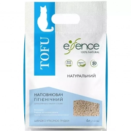 Essence Tofu Соевый наполнитель для кошачьего туалета БЕЗ ЗАПАХА