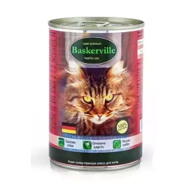Baskerville (Баскервиль) КУРИЦА-СЕРДЦЕ - консервы для кошек
