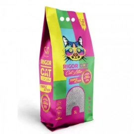 Rigor Cat (Ригор Кэт) Baby Powder Cat Litter бентонитовый наполнитель для кошачьего туалета ДЕТСКАЯ ПРИСЫПКА