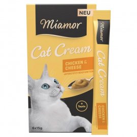 Miamor Cream Chicken & Cheese кремові ласощі для котів КУРКА з СИРОМ