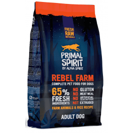 Primal Spirit Rebel Farm Animals & Rice сухий корм для собак ФЕРМЕРСЬКІ ТВАРИНИ І РИС