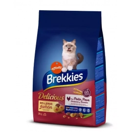 Brekkies Excel Delice Meat корм для взрослых кошек  КУРИЦА Brekkies Excel Delice Meat корм для взрослых кошек  КУРИЦА