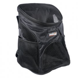 AnimAll Рюкзак-переноска для собак и кошек, черный